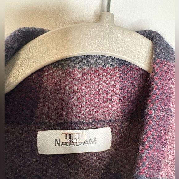 NAADAM Cashmere Blend Plaid Sweater - Picture 5 of 7